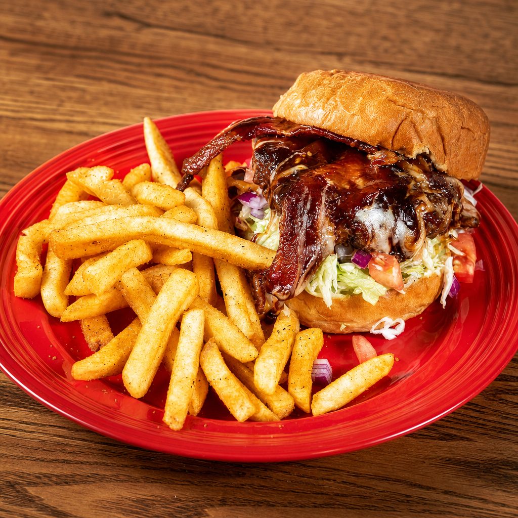BBQ Bacon Burger.